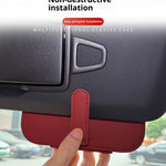 Magnetic car sun visor, sunglasses holder, car sun visor, sunglasses clip, General Motors interior accessories, storage box （red）