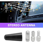 Short Car Antenna, Universal Amplified Car Radio Short Antenna, 3cm Short Rod Roof Stereo Antenna for Car, for All Cars Vehicles Auto