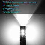 2x H1 LED Headlight Bulbs Conversion Kit High Beam Low Beam Fog Light 100W 6000K