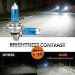 10x H7 100w 8500k Xenon White Halogen Bulbs Power Hid Bulbs 12v Car Lamps