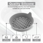 Car Cup Holder Coaster, Silicone Cup Holder Insert, Universal Non-Slip Cup Holders, Car Accessories Interior for Women and Man 4 Pack Gray