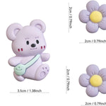 3Pcs Cute Bear Car Air Freshener Vent Clips, Aromatherapy Car Decor for Girls
