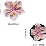 10 PCS Flower Car Air Freshener Vent Clips, Cute Pink Car Interior Decor Accessories, Aromatherapy Car Vent Clips for Women, Universal Car Air Outlet Decoration
