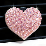 6 pcs Pink Heart Car Air Vent Clips Coquette Cute Girly Car Decor Accessories Interior Aesthetic Decorations Charm Stuff for Women Girl