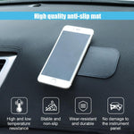 5PCS Car Dashboard Non-Slip Mat, Anti-Slide Sticky Multifunctional Pads for Auto Dashboard, Cell Phone Bracket Mat, Fit for Cell Phones, Keys, Sunglasses, GPS, Coins, Mirrors