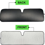 Windshield Sun Shade for Jeep,Windshield Sunshade for Wrangler TJ JK JL1997-2024,Sun Shade Windshield Cover for Jeep,UV Ray & Heat Block Windshield Shades