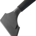 Small Squeegee 5 inch Rubber Window Tint Windshield Scraper, Non-Slip Handle Glass Cleaner for Car Glass Mirror Shower Door/Bathroom Cleaning(Pure Black, 1 Pack)