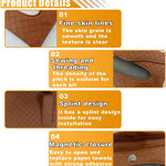Car Tissue Holder, PU Leather Auto Napkin Holder for Visor & Backseat, Automotive Mask Organizer Case to Keep Vehicle Tidy, Universal Interior Accessories for Sedan Truck SUV (Brown)
