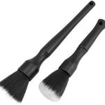 Auto Detailing Brush Set 2 Pack Soft Interior Brush for Dashboard & Vents Scratch-Free