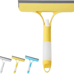 3-in-1 Window Wiper with Spray - Squeegee, Washer & Microfiber Cleaner for Streak-Free Windows, Showers & Cars - Set of 1