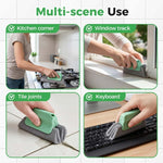 Magic Window Track Cleaner, 2026 Upgraded Handheld Window Track Cleaning Brush Tools Set, Grooves Cleaning Brush Tools Set, Tile Grout Lines, Shutter Slats, Car AC Vents and Narrow Gaps (9)