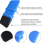 Durable Black Felt Edge Vinyl Squeegee Tool 4-Inch, Car Vinyl Film Wrapping Decal Window Tint Work, Professional Scratch Free Squeegee (Pack of 3)