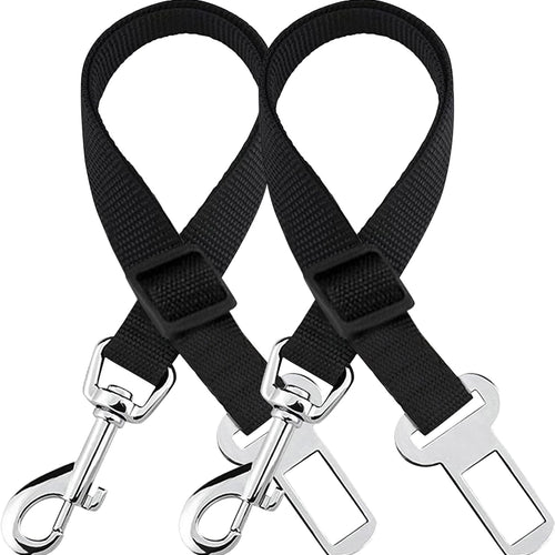 Dog Seat Belt for Car, Adjustable Nylon Pet Seatbelt, Supports All Cars, Dog Car Leash Seat Belt, Seatbelt for Dogs, Cats & Ferrets Travel Harness