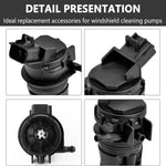Windshield Washer Pump Replacement OEM#85330-60190,85330-AE010 with Grommet,Windshield Wiper Pump Compatible with Toyota Lexus Mazda Honda,Standard Windshield Washer Fluid Pump(for Toyota)