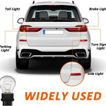 3157 tail/brake light bulb/Turn Signal Bulbs, 12V P27-7W 3000K White, Long Life Miniature Bulb Automotive Brake Lamp Turn signal Lamp, Replacement for Cars,Trucks,SUVs