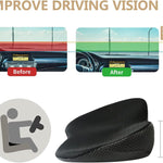 Car Seat Cushion - Memory Foam Car Seat Pad - Sciatica & Lower Back Pain Relief - Car Seat Cushions for Driving - Road Trip Essentials for Drivers(Black)