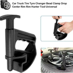 2PCS Car Tire Changer, Nylon Vehicle Tire Bead Clamp Drop Center Tool, Heavy Duty Automotive Rim Pry Tire Changer Wheel Changing Helper Accessories, Universal for Most Cars