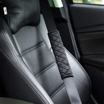 4 Pack Seat Belt Cover Extra Long Seat Belt Pads for Car Soft Comfort Shoulder Strap Covers Harness Pads Helps Protect Your Neck and Shoulder(10.6 Inch,Black)