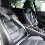 4 Pack Seat Belt Cover Extra Long Seat Belt Pads for Car Soft Comfort Shoulder Strap Covers Harness Pads Helps Protect Your Neck and Shoulder(10.6 Inch,Black)