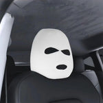 Car Headrest Cover, Funny Face Mask Auto Front Seat Head Rest Protector, Universal Ski Mask Wrap Protection,Spoof Face Car Decoration Interior Accessories for Most Cars,Trucks,SUV Models