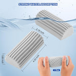 4-Pack Clean Sponge Brush, Cleaning Products,  Damp Magic Duster for Car Window Cleaning, Blinds, Glass, Baseboards, Vents, Railings, Mirrors, Window Track Grooves(Mult)