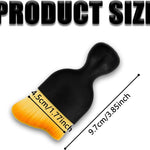 Car Interior Detailing Brush, Ultra Soft Non-Scratch Dust Brush, Car Interior Cleaning Tool for Cleaning Panels, Air Vent, Leather (Yellow)