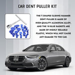 Car Dent Remover Puller Kit, Paintless Dent Repair Tool, Car Body Dent Small Hail Dent Remover Set with Aluminum T Slide Hammer and 18PCS Suction Cup for Car, Metal, Glass, Screen and Tiles