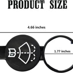 Windshield Wiper Washer Fluid Reservoir Tank Bottle Cap Replacement Cap Compatible with GMC Chevrolet Buick Cadillac 12767700, 13227300, 19172571, m