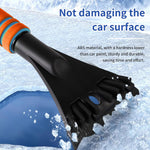 26.7" Snow Brush & Ice Scraper for Car Windshield, 2 in 1 with Squeegee, Detachable Removal Tool Comfortable Ergonomic Foam Grip Cars, Suvs, Trucks, RVs -