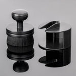 Car Tire Shine Applicator,Vegan Tire Shine Brush with Stand or Auto Detailing Cleaning Service (Black)