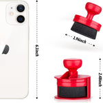 Tire Shine Applicator,Vegan Tire Shine Brush with Stand or Auto Detailing Cleaning Service (Black+Red)