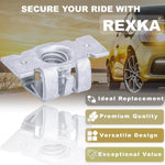 Rexka 20 Sets M4.2-1.41 (#8) Bumper Cover Fender Liner Screw Nut 11609952 11548270 for GM Chevy Hummer Buick Cadillac Saturn Cadillac GMC Trucks
