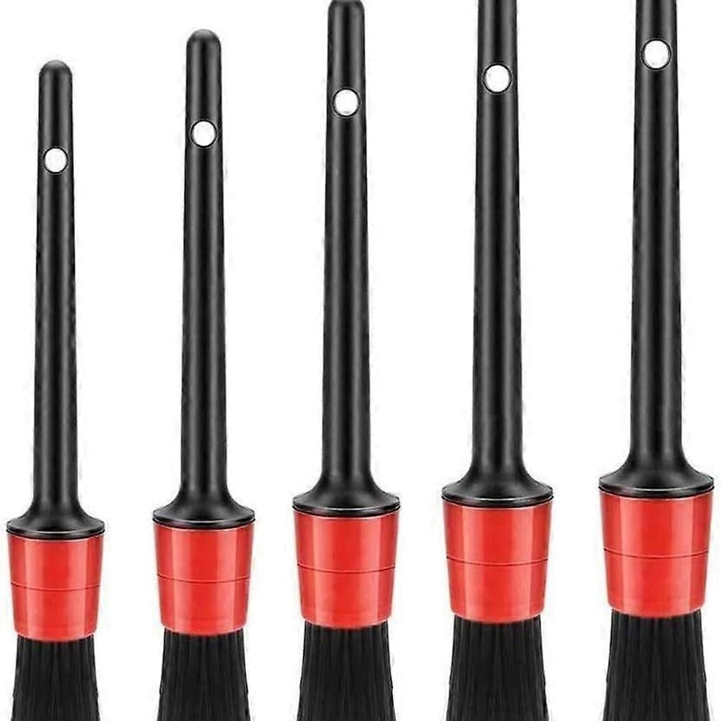 5pcs Car Detailing Cleaning Brush Set for Interior & Exterior