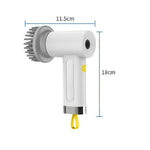 Electric Cleaning Brush with 4 Heads, 2 Modes Rotating Scrubber