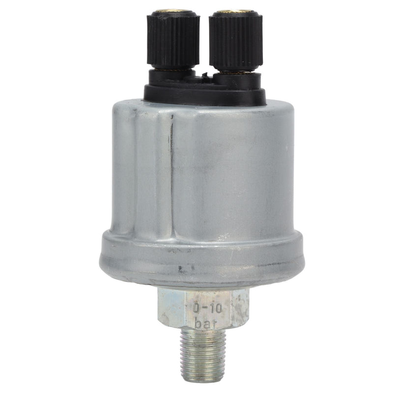 10Bar Oil Pressure Sensor Stainless Steel Engine Oil Pressure Sensor Replacement for Large Trucks Excavators Generators 1/8 (10mm/0.39in)