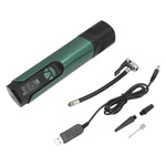 Electric Digital Tire Inflator Four Preset Inflation Modes USB Charging Tire Pump with LED Light for Cars Motorcycles