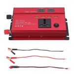 Car Power Inverter 12V 24V to 220V Aluminium Alloy 420W LED Screen Safe Charging 4 USB Ports Car Inverter 420W