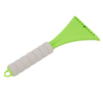 Car Windshield Scraper PP With EVA Foam Handle Car Window Snow Remover for Winter Green
