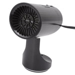 Black Portable Car Heater Quick Heating Automatic Overheat Protection Car Windshield Defroster 150W 24V