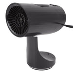 Black Portable Car Heater Quick Heating Automatic Overheat Protection Car Windshield Defroster 150W 24V