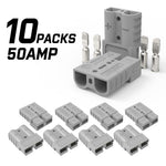 X-BULL 10 x 50A Anderson Style Plug Copper Connectors Terminals Pack Caravan Trailer Solar