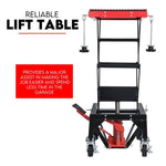 Motorcycle Scissor Lift Stand 136kg Hydraulic Motorbike Lifter Dirt Bike Jack