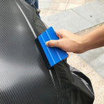 4Pcs Car Wrapping Vinyl Squeegee Scraper Tool Wrap Soft Felt Edge Sticker Tools