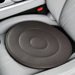 Coffee 360 Degree Rotating Car Seat Cushion - 53cm Nano Tech Swivel Mobility Aid - Easy Vehicle Entry and Exit for Seniors, Breathable Non Slip Ergonomic Support for Home Office and Travel