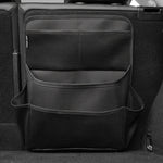 1 Pcs Black Premium Car Back Seat & Trunk Organizer - Multi-Pocket Hanging Storage Bag