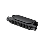Black Car Seat Back Headrest Fan USB Powered Turbine Cooling Fan with 3 Adjustable Speeds