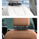 Black Car Seat Back Headrest Fan USB Powered Turbine Cooling Fan with 3 Adjustable Speeds