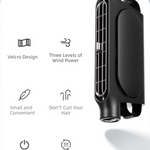Black Car Seat Back Headrest Fan USB Powered Turbine Cooling Fan with 3 Adjustable Speeds