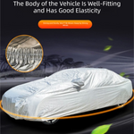 Silver YXXL Off-Road Vehicle Cover – 170T taffeta fabric, all-weather vehicle protection(5100×2000×1850MM)