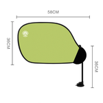 Universal Adjustable Car Window Sunshade - Flexible Arm with Suction Cup for Total Sun & Glare Protection